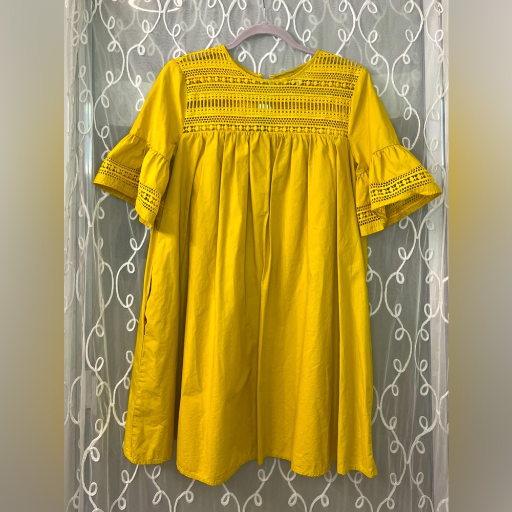 English Factory Women's Lace Detail Mini Dress Size S